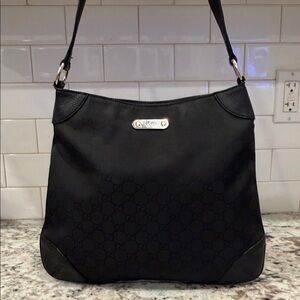 Gucci Black Hobo Bag